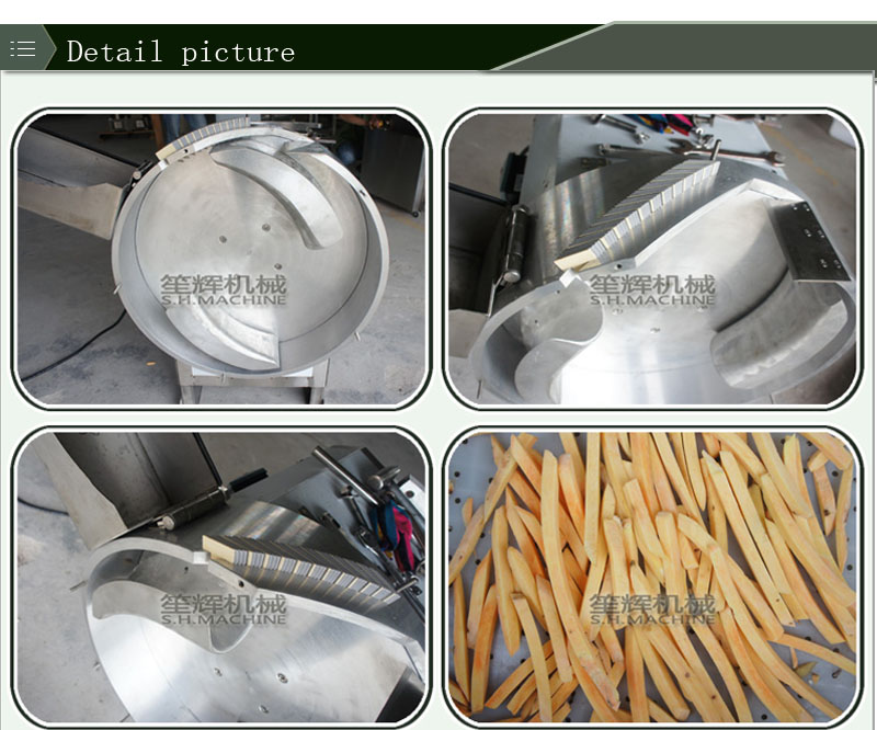 Commercial electric potato cucumber veggie slicer vegetable food dicer 1