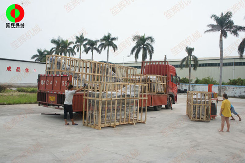 Mr. Li of Vietnam ordered eddy current washing machine and hoist