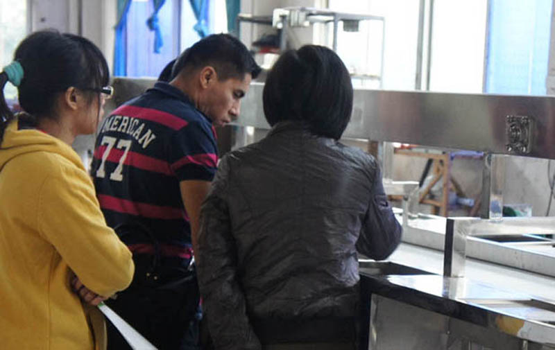 Our company provides potato cleaning and drying production line for American customers 1