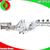 The potatoes peeler washing cutting machine for French fries production line