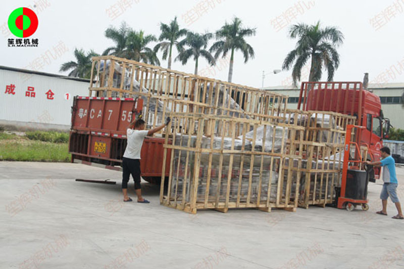 Mr. Li of Vietnam ordered eddy current washing machine and hoist