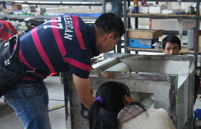 Our company provides potato cleaning and drying production line for American customers 2