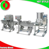 Shenghui manufacture commercial beef fish meat stuffed hamburger patty maker production line for sale
