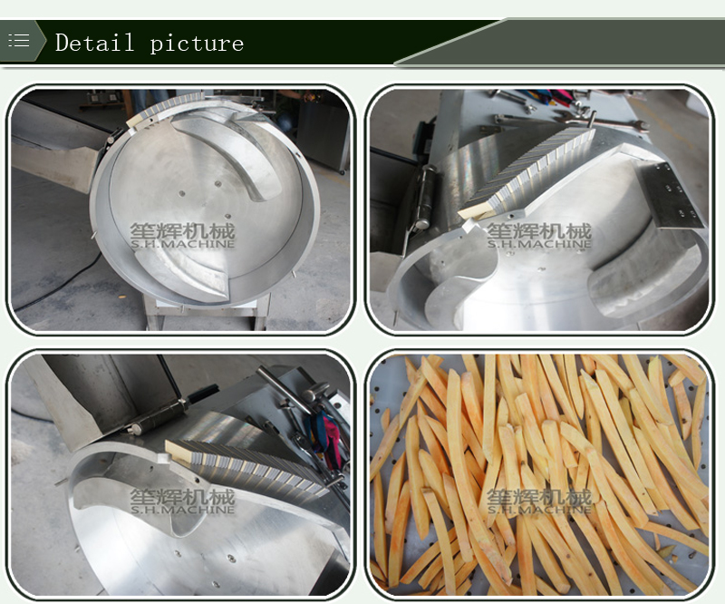 potato chips cutting machine