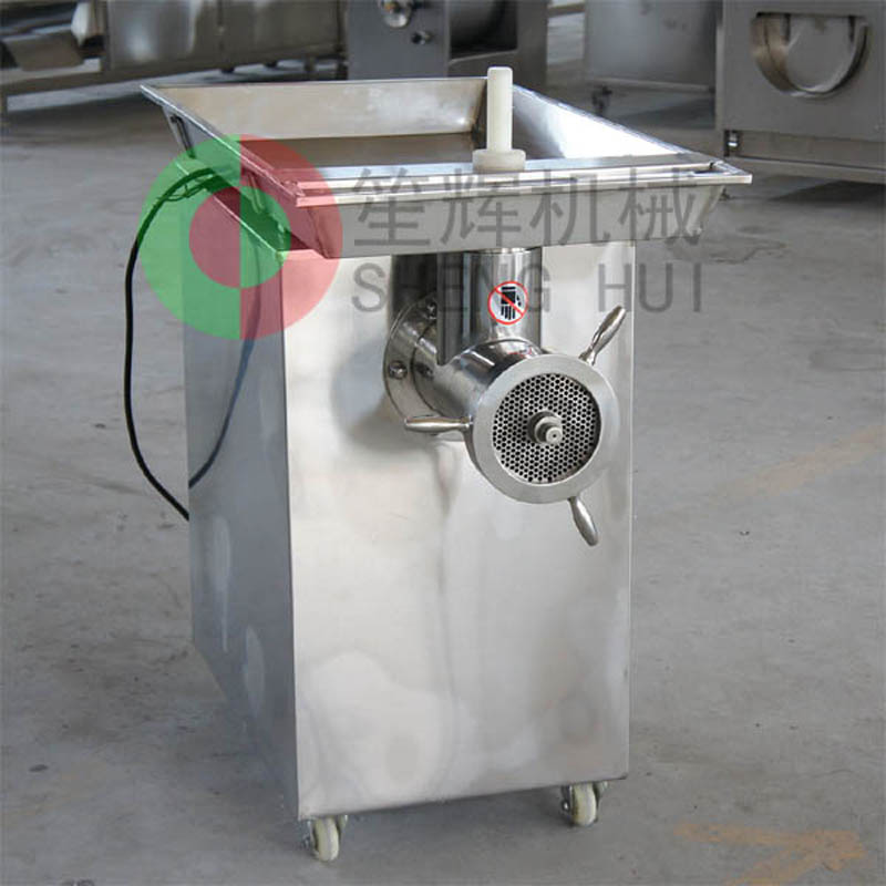 Where do you need to use a meat grinder?