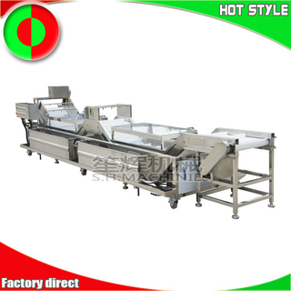 Automatic ozone air bubble fruit and vegetable washer for sale