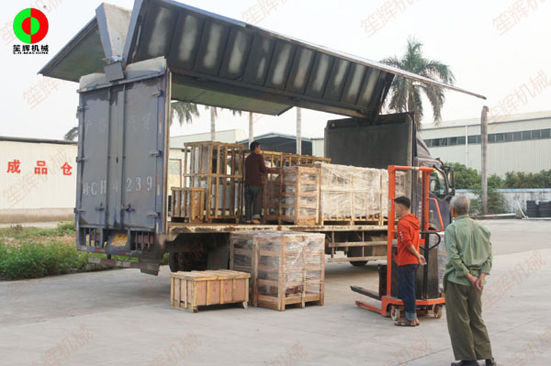 The fish and shrimp meat machine and the bulbous cutting machine ordered by the Vietnamese distribution customer are shipped in the near future