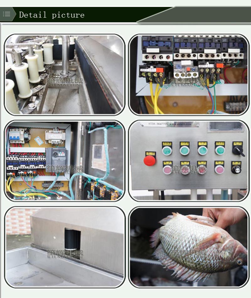 Electric skinzit fish tilapia fish cleaning scaler skinner descaling seafood processing line