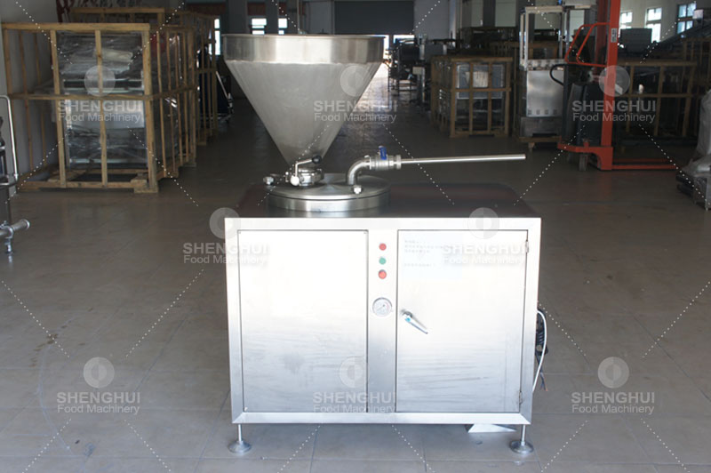 Hydraulic meat enema machine