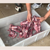 Automatic spare ribs dicing equipment meat cube cutter pork ribs slitting machine