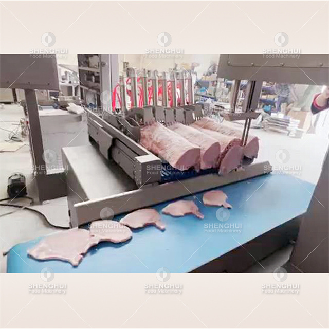 Large continuous bone sawing machine frozen meat cutting machine frozen meat slicing machine