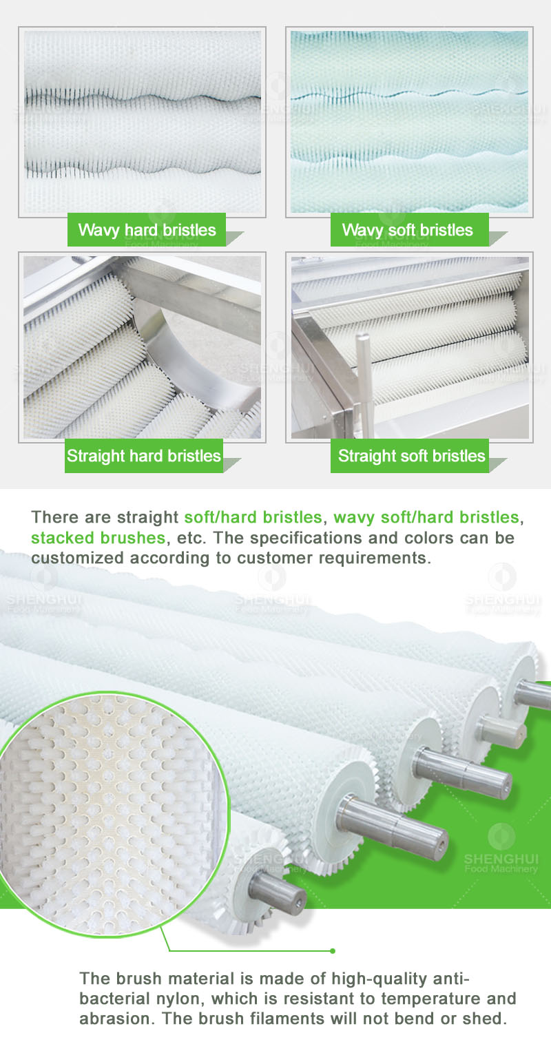 brush roller peeling machine