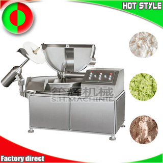 Large vertical food chopping machine mixer meat vegetable chopper sausage meat bowl cutting equipment minced chicken meat equipment