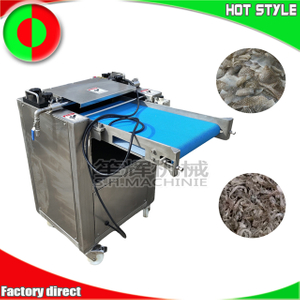 Automatic fish skin cutting machine seafood processing equipment fish skin cutter fish skin slicing machine