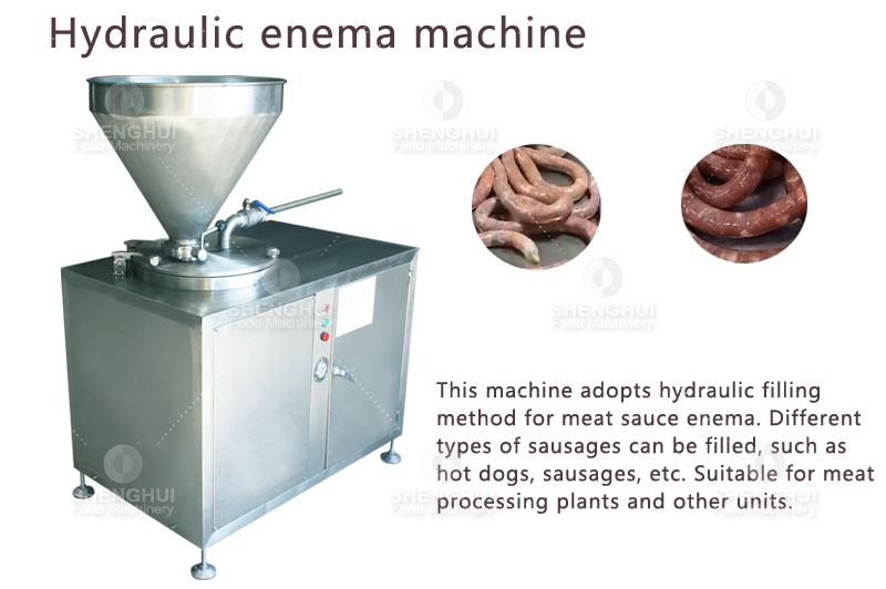 Hydraulic enema equipment