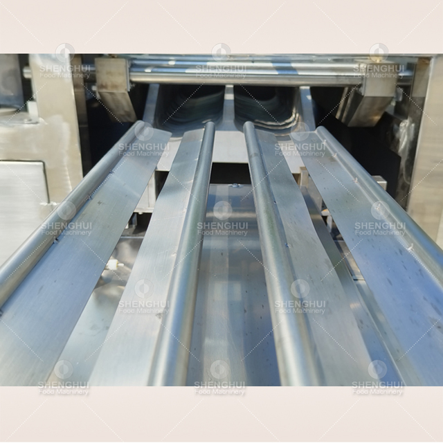 Large oblique fish meat slicing machine fish meat cutting equipment octopus meat slicer 
