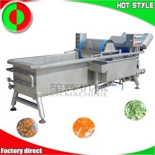 Chinese factory bubble cleaning machine with impurity and slag removal fruit washer ozone vegetable washing machine