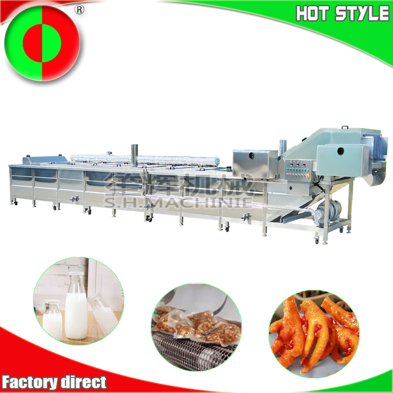 Commercial pasteurization machine sterilization machine blanching machine high temperature sterilization production line