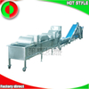 Customizable Chinese herbal leaf vegetable fruit cutting, washing and dehydrating processing line