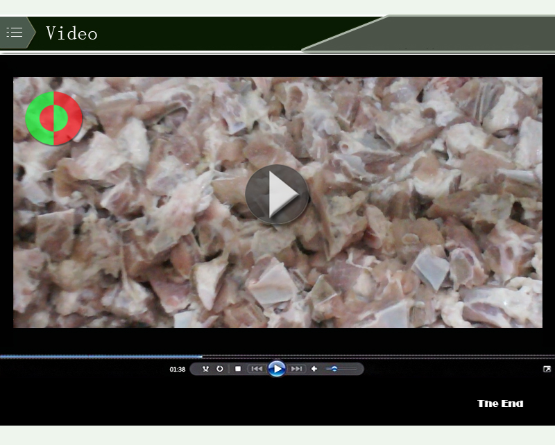 frozen meat washing machine