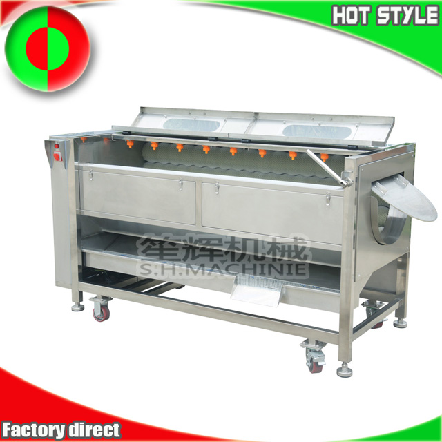 Commercial ginger peeling machine potato peeler taro cleaning machine fish scaler food machinery