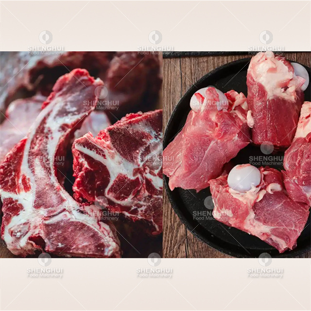 Large continuous bone sawing machine frozen meat cutting machine frozen meat slicing machine