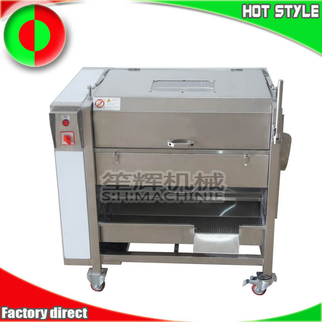 New version brush potatoes cassava carrot yam cleaning machine with cover