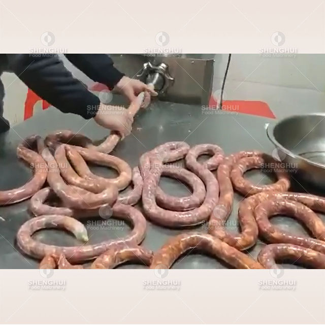 Automatic hydraulic enema machine sausage making equipment meat stuffing machine