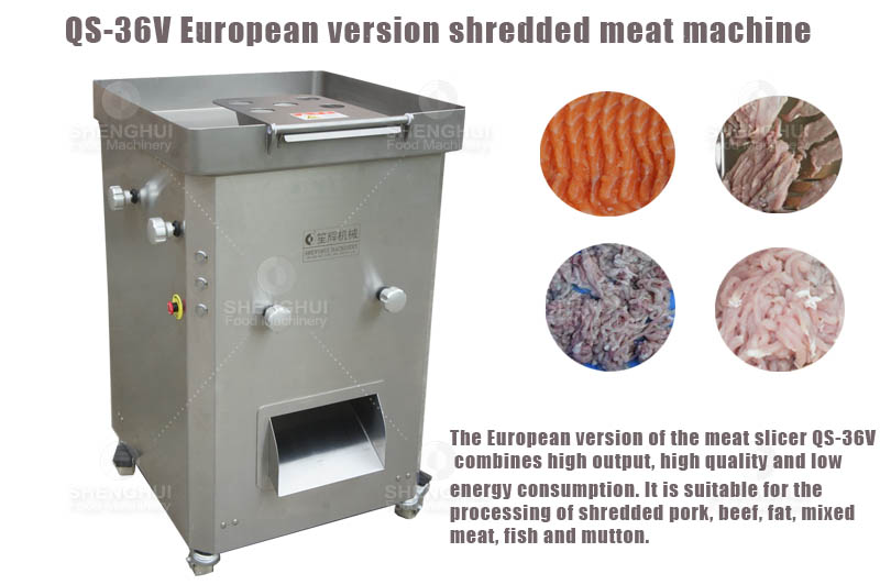 shredded meat cutting machine