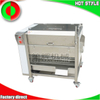 New version brush potatoes cassava carrot yam cleaning machine with cover