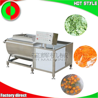 Commercial ozone vegetable washing machine vortex fruit cleaning machine air bubble cabbager meat washer cleaner