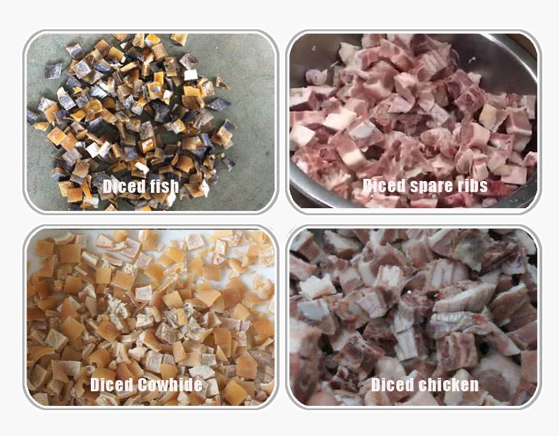 frozen meat dicing machine