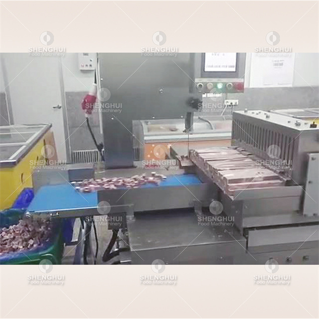 Large continuous bone sawing machine frozen meat cutting machine frozen meat slicing machine