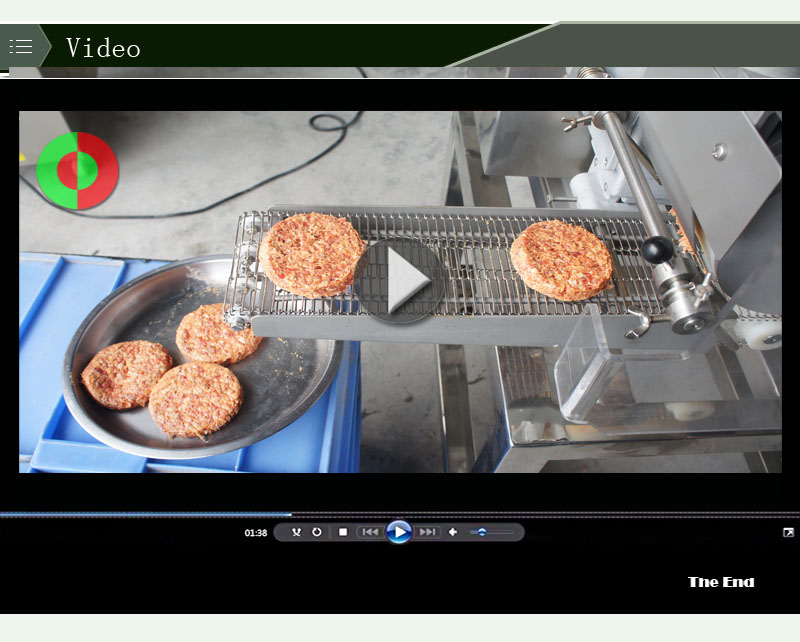 burger making machine-food machine-shenghui -meat machine