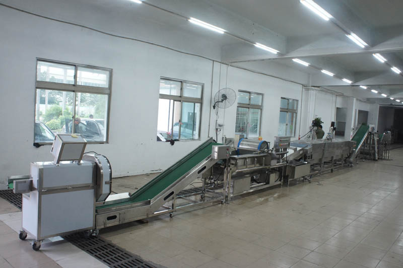 Introduction to the production process of fruit and vegetable production lines