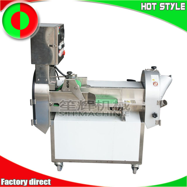 Leaf vegetable cutting machine
