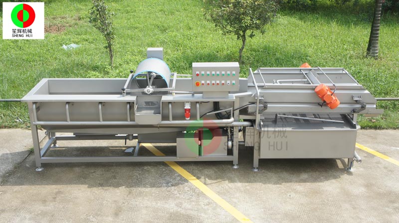 The importance of vegetable washing machine for the processing of clean vegetables
