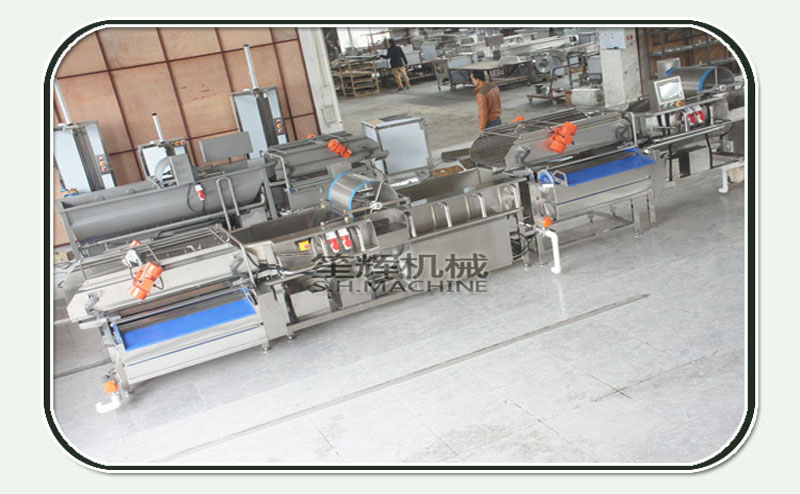 ultrasonic vegetable washer-food machine-production line