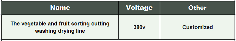 vegetable processor machine 2-sorting production line