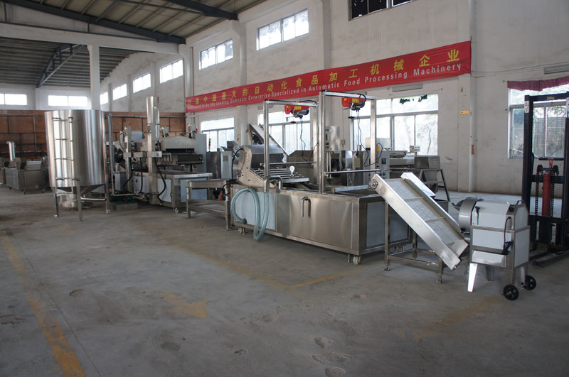 French fries production line 