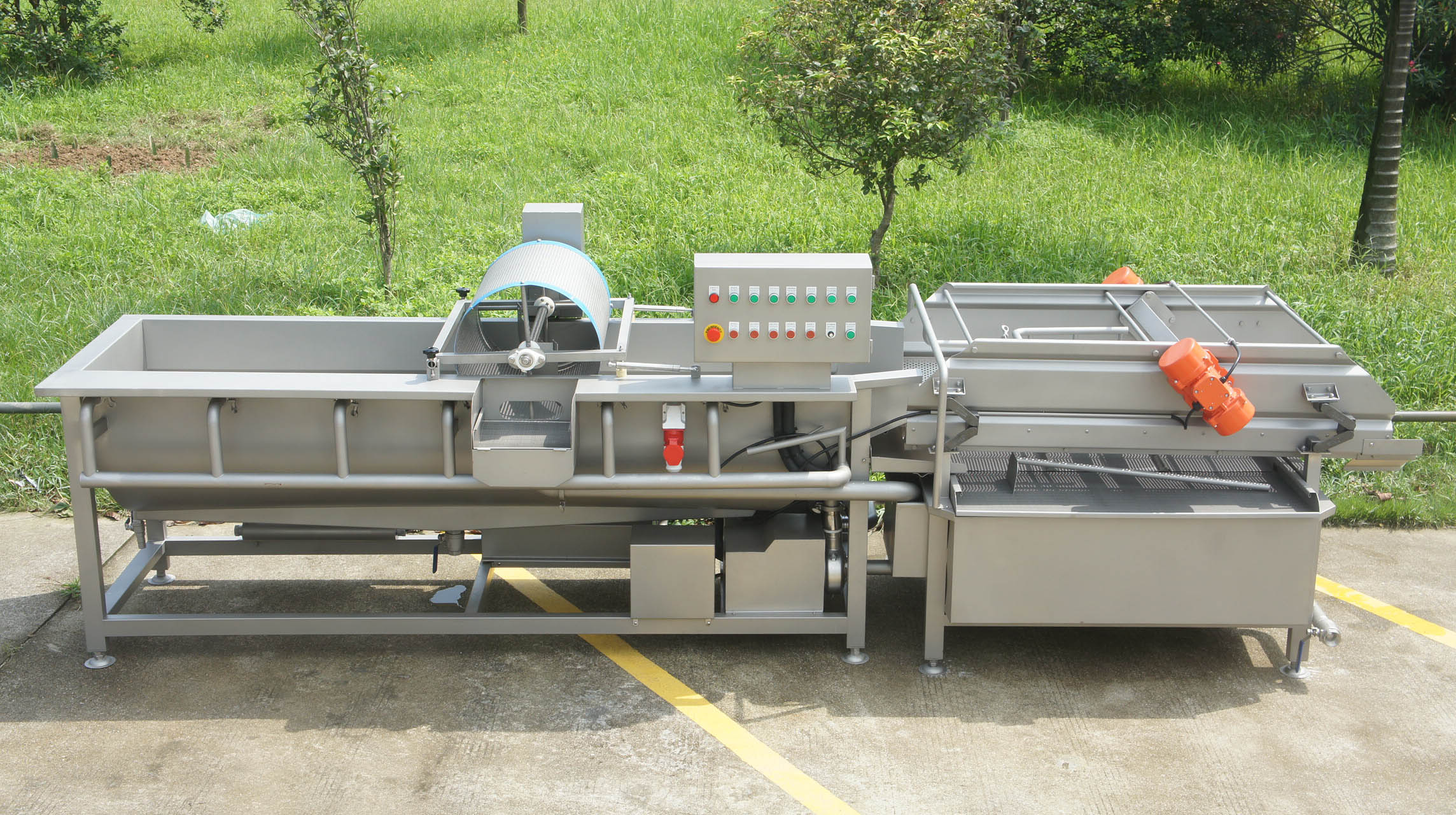 industrial vegetable washer