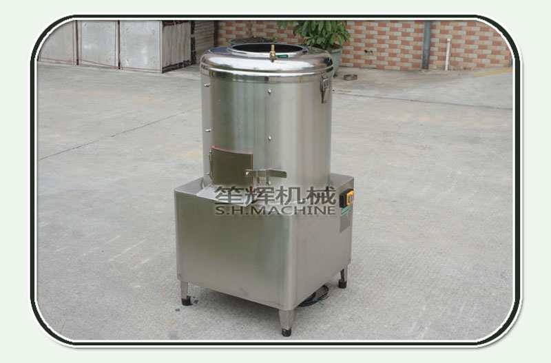 automatic potato scrubber-potatoes peeling machine