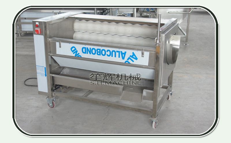 peeler with brush-brush peeling machine