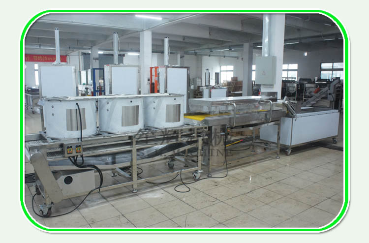 Jiangxi customers ordered a batch of vegetable processing production lines to ship smoothly