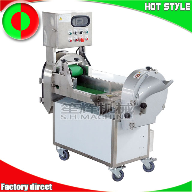 Leaf vegetable cutting machine