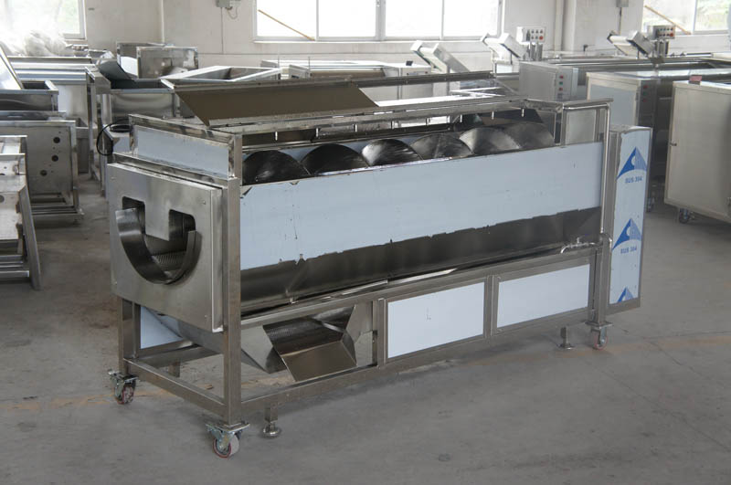 peeling sweet potatoes