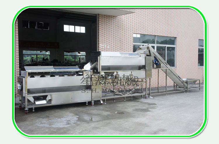 Potato peeling machine operation method