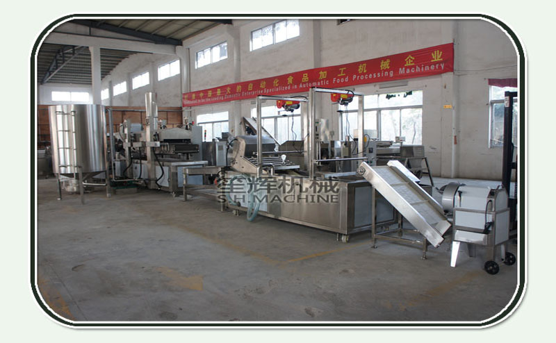 French fries production line 1-vegetable machine